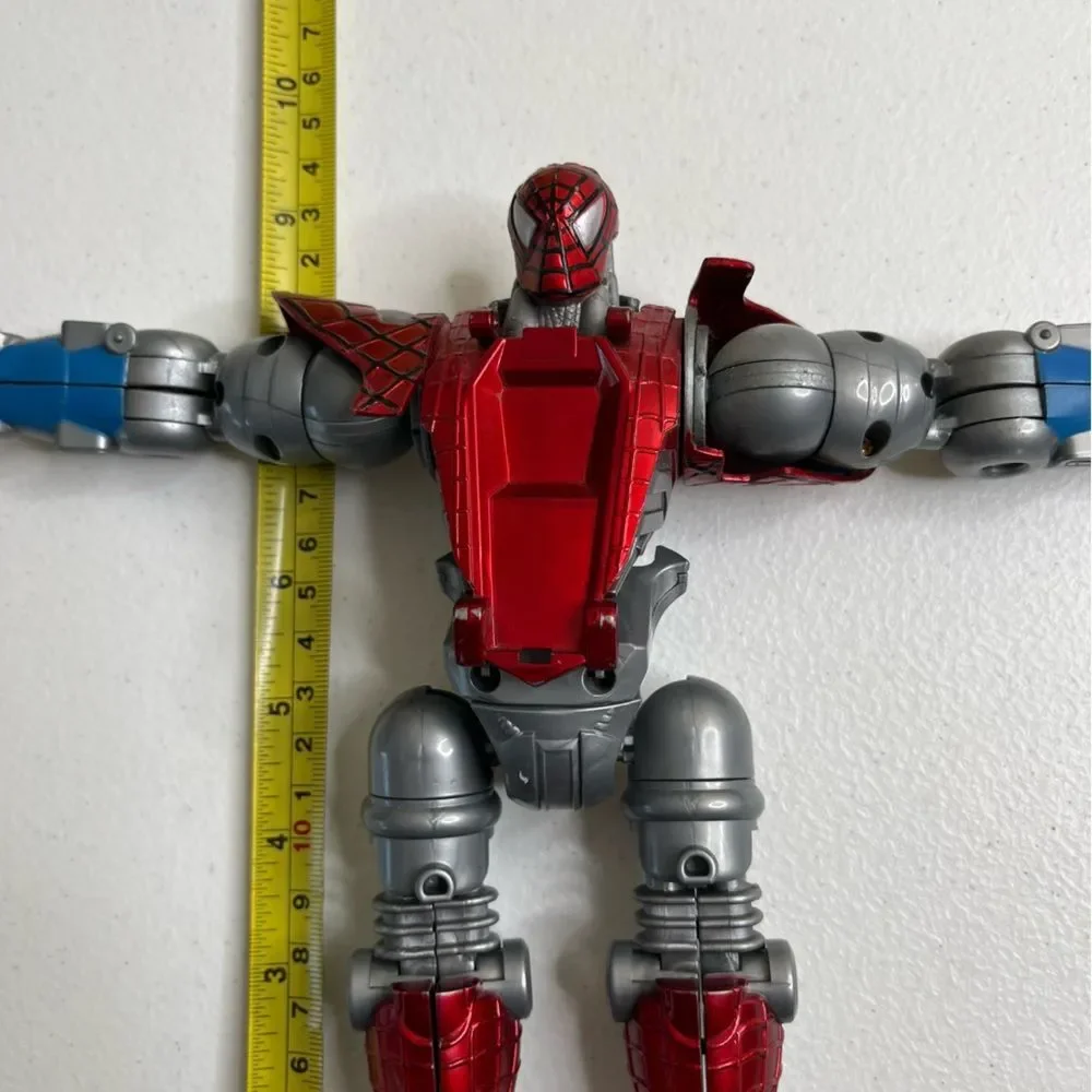 Toy Biz Marvel MegaMorphs 2005 Spider Man Transforming Figure Incomplete READ